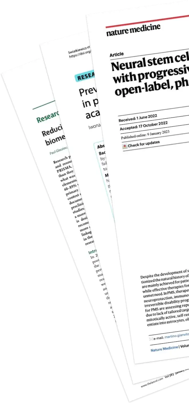 A selection of journal articles